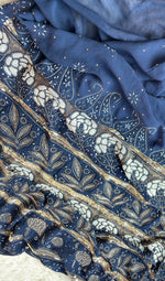 Load image into Gallery viewer, Apsara Premium Luxury Chikankari Saree