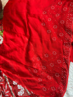 Load image into Gallery viewer, Apsara Premium Luxury Chikankari Saree - The Lucknowi Chikan