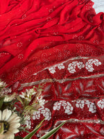 Load image into Gallery viewer, Apsara Premium Luxury Chikankari Saree - The Lucknowi Chikan