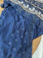 Load image into Gallery viewer, Apsara Premium Luxury Chikankari Saree - The Lucknowi Chikan