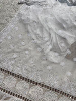 Load image into Gallery viewer, Apsara Premium Luxury Chikankari Saree - The Lucknowi Chikan