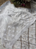 Load image into Gallery viewer, Apsara Premium Luxury Chikankari Saree - The Lucknowi Chikan