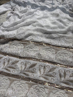 Load image into Gallery viewer, Apsara Premium Luxury Chikankari Saree