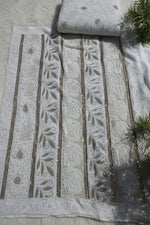 Load image into Gallery viewer, Apsara Premium Luxury Chikankari Saree - The Lucknowi Chikan