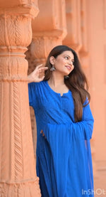 Load image into Gallery viewer, Anushka Premium Viscose Kurti Set - The Lucknowi Chikan