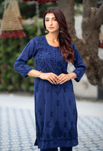 Load image into Gallery viewer, Hayat Chikankari Kurti Set