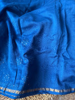 Load image into Gallery viewer, Madhuri Chanderi Silk Mukaish Saree.