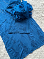 Load image into Gallery viewer, Kalira Rayon Mukaish Chikankari Kurti Set - The Lucknowi Chikan