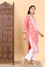 Load image into Gallery viewer, Saba Premium Modal Chikankari Kurti