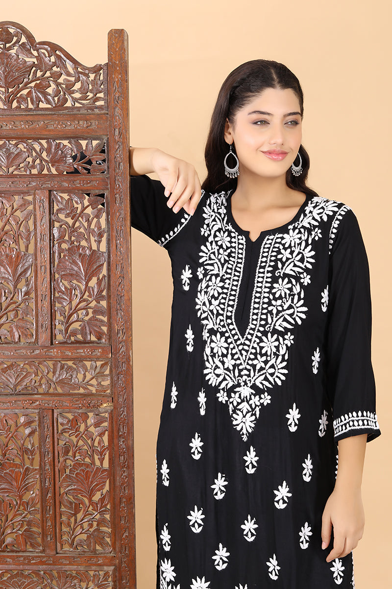 Saba Premium Modal Chikankari Kurti