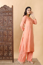 Load image into Gallery viewer, Palak Modal Dyed Premium Chikankari Kurti Set