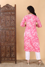 Load image into Gallery viewer, Zainab Chikankari Mulmul Straight Kurti