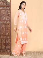 Load image into Gallery viewer, Malhar Modal Chikankari Kurti Set