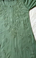 Load image into Gallery viewer, Ada Rayon Premium Chikankari Rayon Kurti