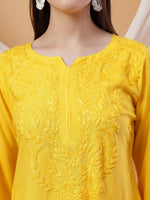 Load image into Gallery viewer, Bahar Ombre Chikankari Kurti Set