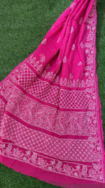 Load image into Gallery viewer, Jogini Kota Doria Chikankari Saree