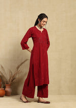 Load image into Gallery viewer, Aqsa Premium Chikankari Kurti Set