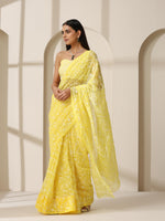 Load image into Gallery viewer, Tepchi Handwork Georgette Chikankari Saree