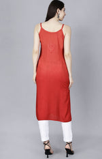 Load image into Gallery viewer, Jolly Strappy Chikankari Kurti - The Lucknowi Chikan