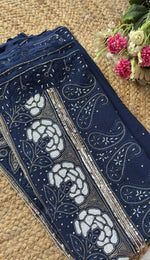 Load image into Gallery viewer, Apsara Premium Luxury Chikankari Saree