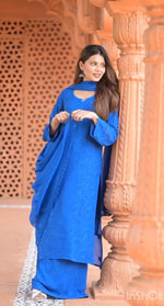 Load image into Gallery viewer, Anushka Premium Viscose Kurti Set - The Lucknowi Chikan