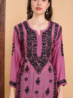 Load image into Gallery viewer, Pratha 3D Chikankari Muslin Kurta