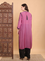 Load image into Gallery viewer, Pratha 3D Chikankari Muslin Kurta