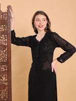 Load image into Gallery viewer, Mrunal Viscose Chikankari Kurti