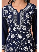 Load image into Gallery viewer, Gulfam Rayon Long Chikankari Kurti Set
