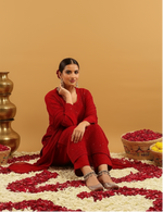 Load image into Gallery viewer, Nagma Chikankari And Mukaish Suit Set