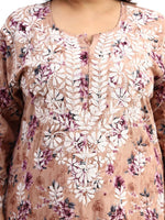 Load image into Gallery viewer, Safak Mul Chikankari Plus Size Kurti