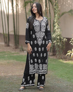 Load image into Gallery viewer, Dua Modal Premium Chikankari Kurti Set