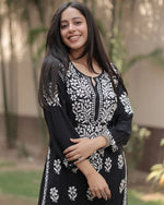 Load image into Gallery viewer, Dua Modal Premium Chikankari Kurti Set