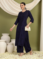 Load image into Gallery viewer, Malhar Rayon Chikankari Kurti Set