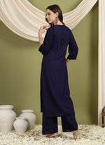 Load image into Gallery viewer, Malhar Rayon Chikankari Kurti Set