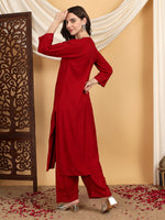 Load image into Gallery viewer, Malhar Rayon Chikankari Kurti Set - The Lucknowi Chikan