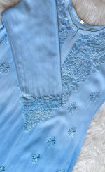 Load image into Gallery viewer, Riva Ombre Chikankari Kurti