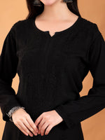 Load image into Gallery viewer, Karry Rayon Chikankari Kurti Pallazo Set