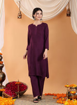 Load image into Gallery viewer, Karry Rayon Chikankari Kurti Pallazo Set