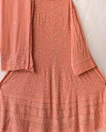 Load image into Gallery viewer, Shagun Viscose Heavy Anarkali & Dupatta Set Peach