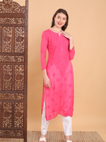 Load image into Gallery viewer, Mrunal Viscose Chikankari Kurti