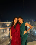 Load image into Gallery viewer, Nazm Viscose Mukaish Chikankari Saree