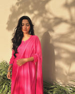 Load image into Gallery viewer, Bahar Ombre Dyed Chikankari Set-The Lucknowi Chikan