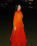 Load image into Gallery viewer, Surmai Premium Chikankari Viscose Mukaish Kurti Set