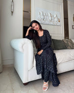 Load image into Gallery viewer, Sona Chanderi Chikankari Kurti Set