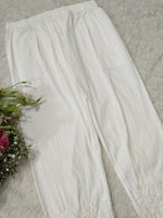 Load image into Gallery viewer, Nikhat Premium Lycra Stretchable Chikankari Pant