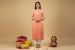Load image into Gallery viewer, Gulposh Rose Pannel Viscose Kurti