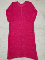 Load image into Gallery viewer, Gulposh Rose Pannel Viscose Kurti