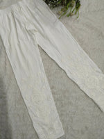 Load image into Gallery viewer, Nikhat Premium Lycra Stretchable Chikankari Pant