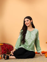 Load image into Gallery viewer, Jiva Rayon Short Kurti